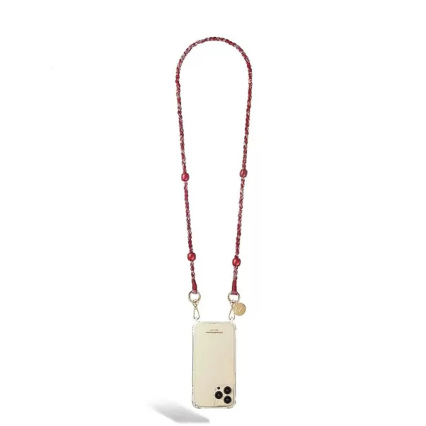 LA COQUE FRANÇAISE Chaînes De Téléphone^Cha Ne De Téléphone Bijou - Bandana Rouge