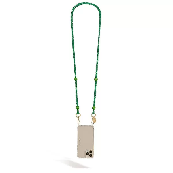 LA COQUE FRANÇAISE Chaînes De Téléphone^Cha Ne De Téléphone Bijou - Bandana Vert