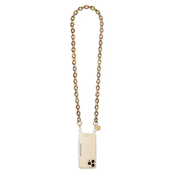 LA COQUE FRANÇAISE Chaînes De Téléphone^Cha Ne De Téléphone Bijou - Cassy Caille Marron