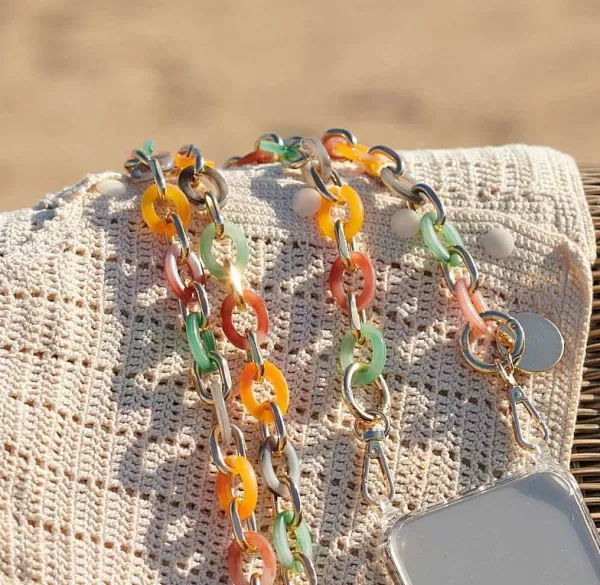 LA COQUE FRANÇAISE Chaînes De Téléphone^Cha Ne De Téléphone Bijou - Cassy Multicolore