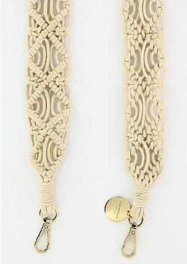 LA COQUE FRANÇAISE Chaînes De Téléphone^Cha Ne De Téléphone Bijou - Eve Beige Macram