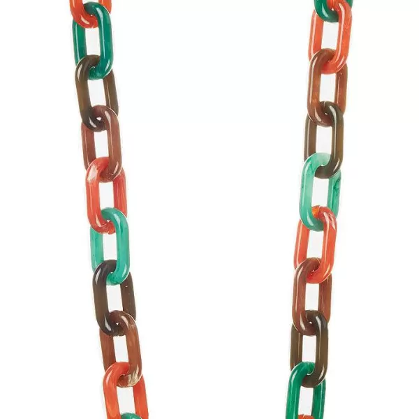 LA COQUE FRANÇAISE Chaînes De Téléphone^Cha Ne De Téléphone Bijou - Ninon Orange Et Vert