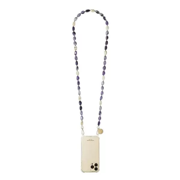 LA COQUE FRANÇAISE Chaînes De Téléphone^Cha Ne De Téléphone Bijou - Polly Violet