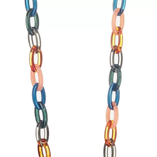 LA COQUE FRANÇAISE Chaînes De Téléphone^Cha Ne De Téléphone Bijou - Rita Orange Et Bleu