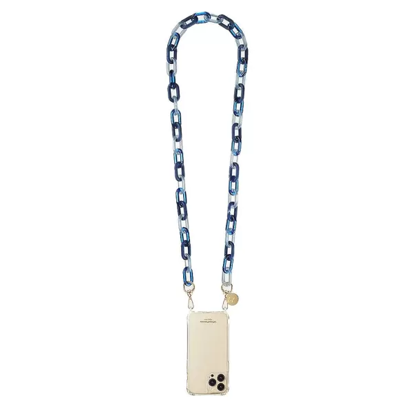 LA COQUE FRANÇAISE Chaînes De Téléphone^Chaine De Téléphone Bijou - Lexy Bleu