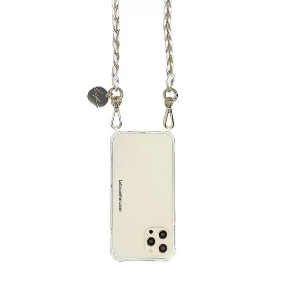 LA COQUE FRANÇAISE Chaînes De Téléphone^Chaine De Téléphone Bijou - Lou Blanc & Dor