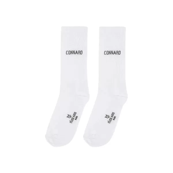 FÉLICIE AUSSI Homewear (Chaussettes, Chaussons...)^Chaussettes - Connard 40/45 Blanc