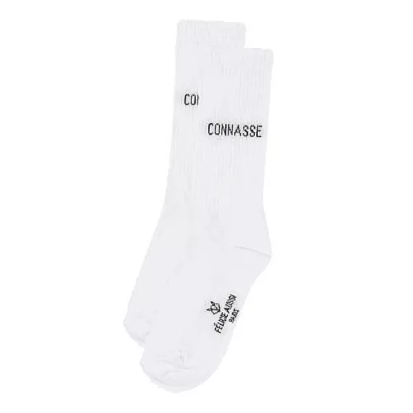 FÉLICIE AUSSI Homewear (Chaussettes, Chaussons...)^Chaussettes - Connasse 36/40 Blanc