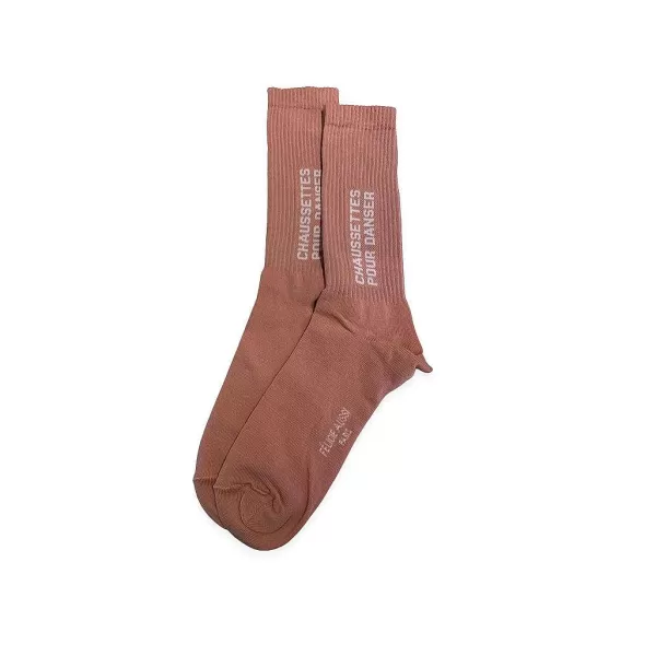 FÉLICIE AUSSI Homewear (Chaussettes, Chaussons...)^Chaussettes - Danser 40/45 Rose