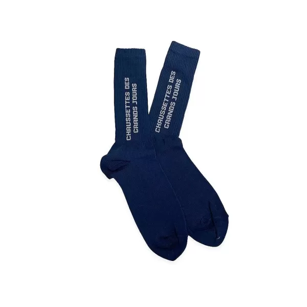 FÉLICIE AUSSI Homewear (Chaussettes, Chaussons...)^Chaussettes - Grands Jours 40/45 Bleu