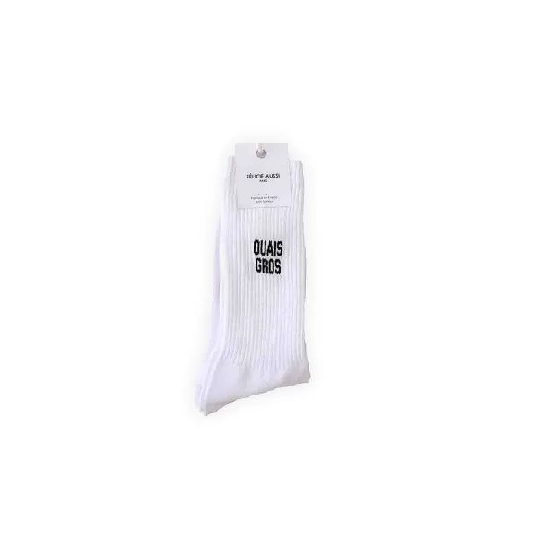 FÉLICIE AUSSI Homewear (Chaussettes, Chaussons...)^Chaussettes - Ouais Gros 40/45 Blanc