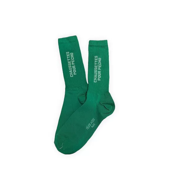 FÉLICIE AUSSI Homewear (Chaussettes, Chaussons...)^Chaussettes - Pour P Cho 40/45 Vert Sapin