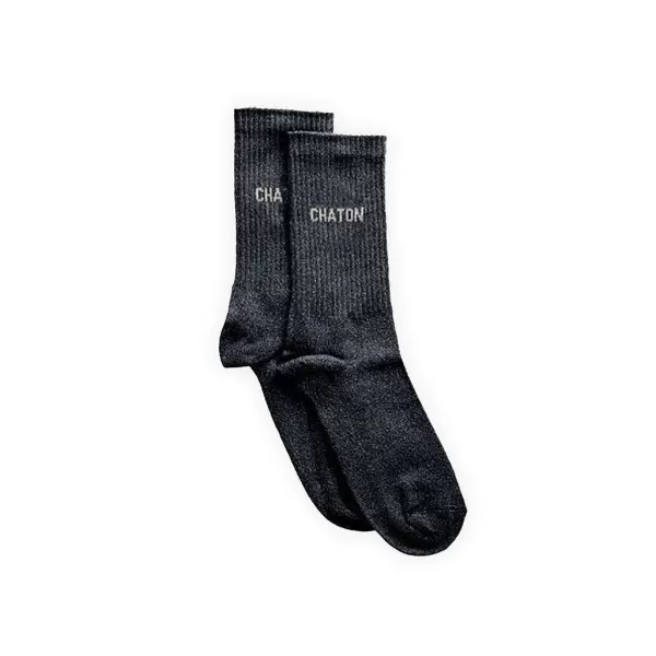 FÉLICIE AUSSI Homewear (Chaussettes, Chaussons...)^Chaussettes Paillettes - Chaton 36/40 Noir