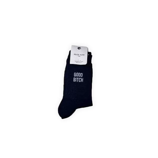 FÉLICIE AUSSI Homewear (Chaussettes, Chaussons...)^Chaussettes Paillettes - Good Bitch 36/40 Noir