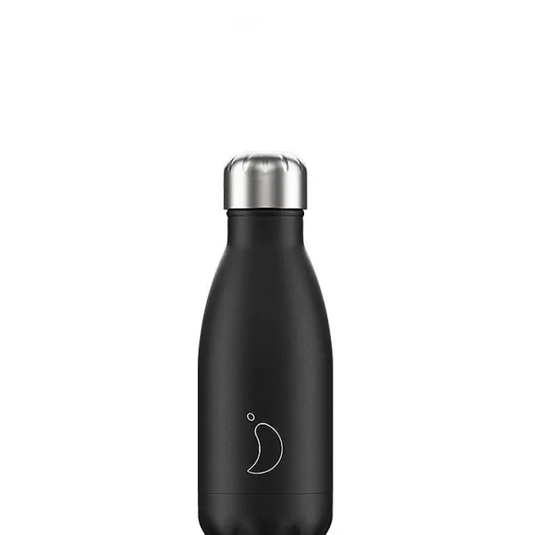 CHILLY S Bouteilles, Carafes^Chilly'S Bouteille Isotherme 260 Ml - Monochrome Black