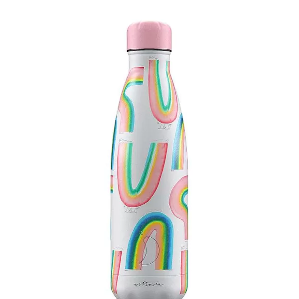 CHILLY S Bouteilles, Carafes^Chilly'S Bouteille Isotherme 500 Ml S Rie Artistes - Rainbows Galore