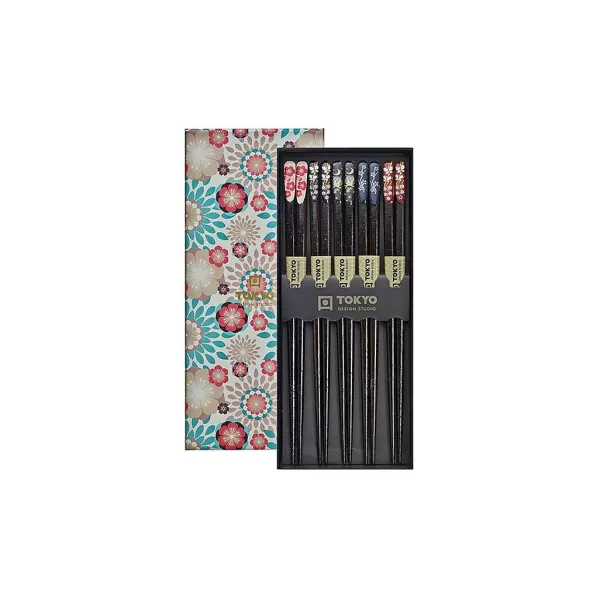 CNB TOKYO DESIGN Ustensiles De Cuisine^Coffret De 5 Baguettes - Goldfish