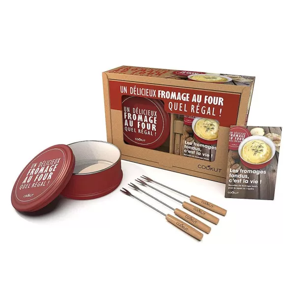 COOKUT Ustensiles De Cuisine^ Coffret Cuiseur Fromage Au Four - Rouge