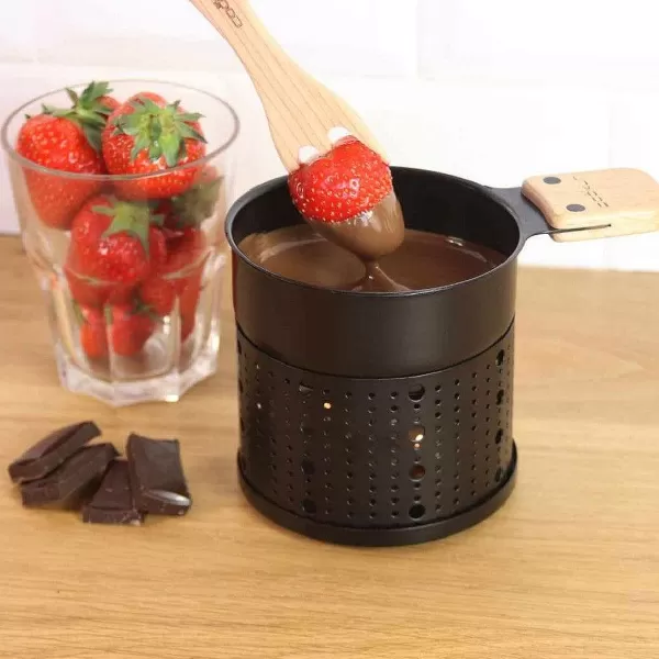 COOKUT Ustensiles De Cuisine^ Coffret Fondue Chocolat Et Chocolat Noir
