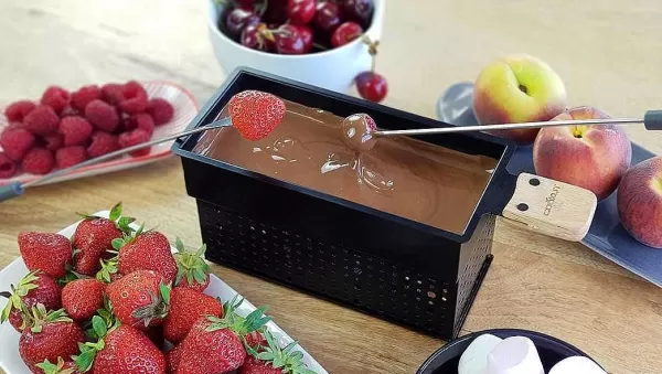 COOKUT Ustensiles De Cuisine^ Coffret Raclette La Bougie Et Fondue