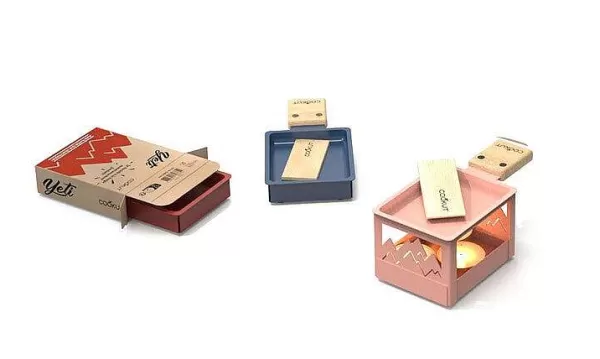 COOKUT Ustensiles De Cuisine^ Raclette La Bougie Pliable - Plusieurs Couleurs
