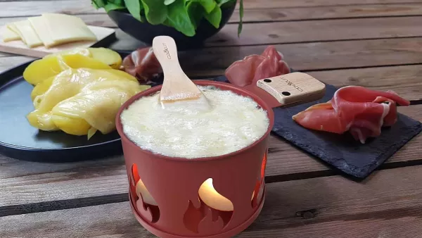 COOKUT Ustensiles De Cuisine^ Raclette La Bougie Pour 2 S Rie Limit E - Feu