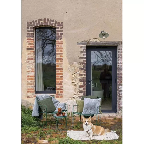 VIVARAISE Tapis / Plaids / Coussins^Coussin Velours Kinta - Olive