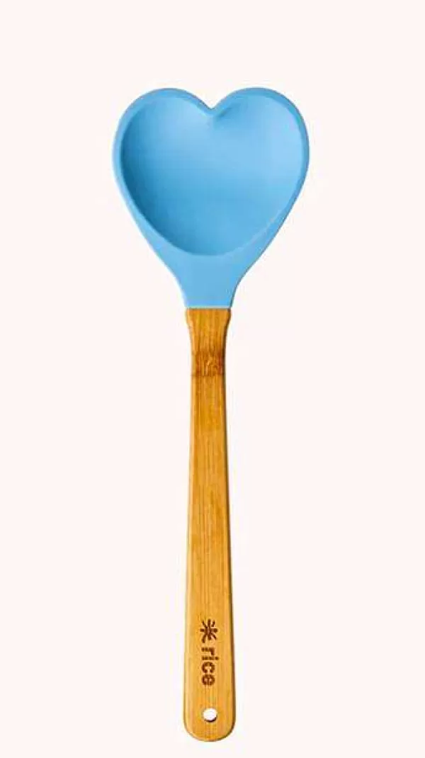 RICE Ustensiles De Cuisine^Cuill Re Silicone C Ur - Bleu