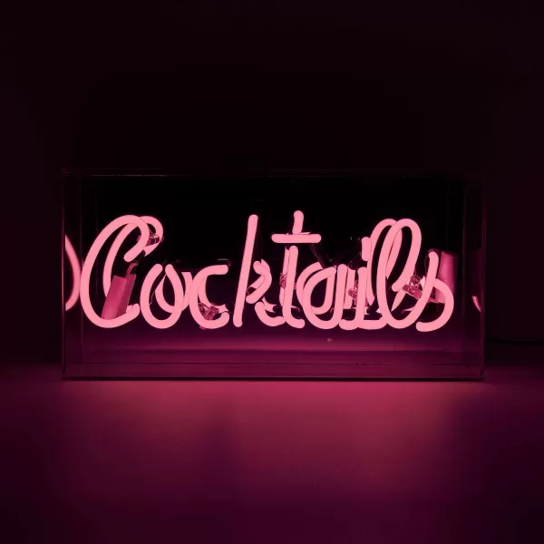 LOCOMOCEAN Luminaires^Enseigne N On - Cocktails Rose