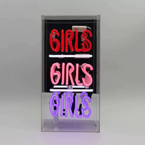 LOCOMOCEAN Luminaires^Enseigne N On - Girls Girls Girls