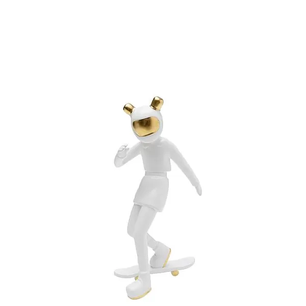 KARE DESIGN Vases / Petits Objects Déco^Figurine Déco - Skating Astronaut Blanc