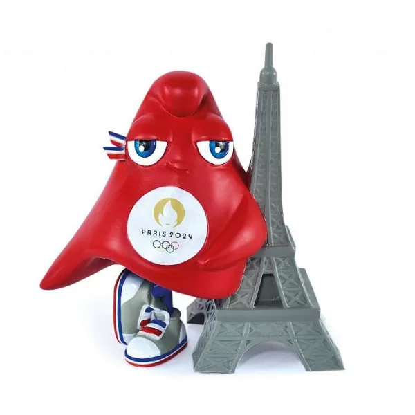 Doudou & Compagnie Peluches & Figurines^Figurine Mascotte Jeux Olympiques Paris 2024 - Tour Eiffel