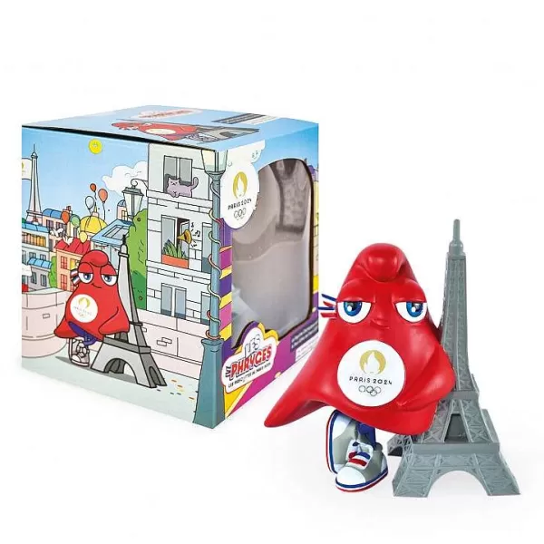 Doudou & Compagnie Peluches & Figurines^Figurine Mascotte Jeux Olympiques Paris 2024 - Tour Eiffel
