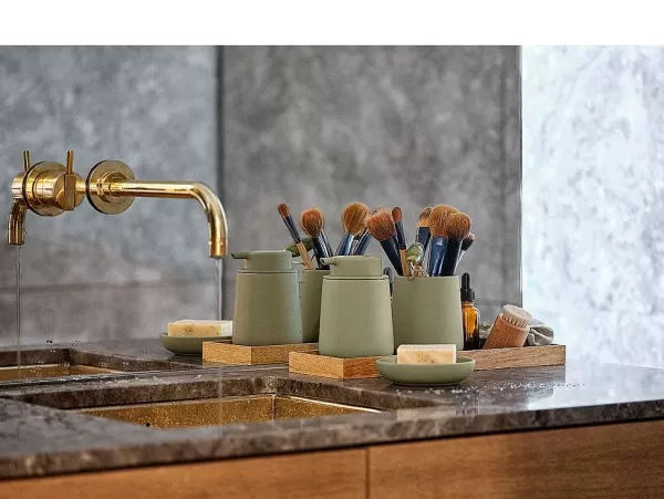 F&H OF SCANDINAVIA Salle De Bain^Gobelet Nova - Vert Matcha