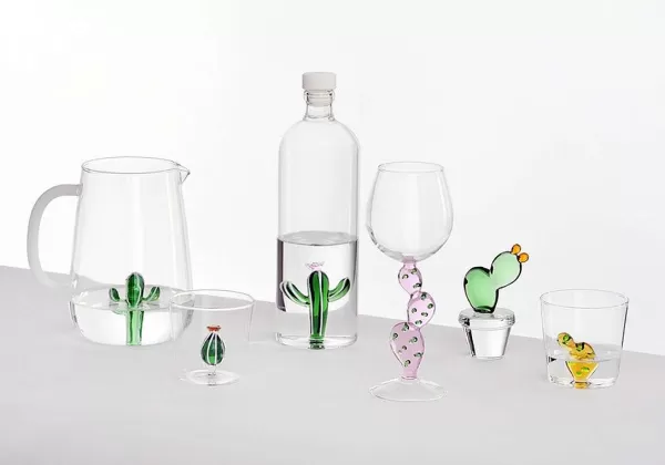CORRADO CORRADI Bouteilles, Carafes^Ichendorf Pichet - Cactus Vert & Ambre