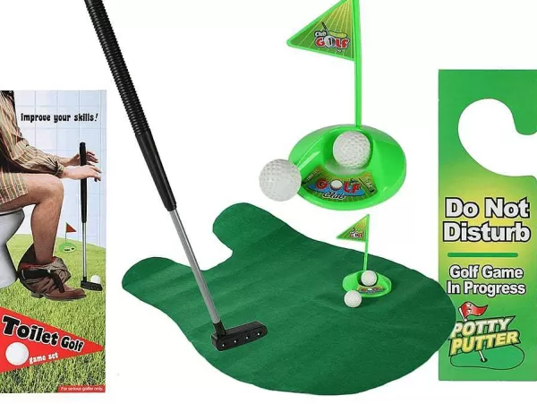OUT OF THE BLUE Jeux & Fun^Jeu Golf Toilette