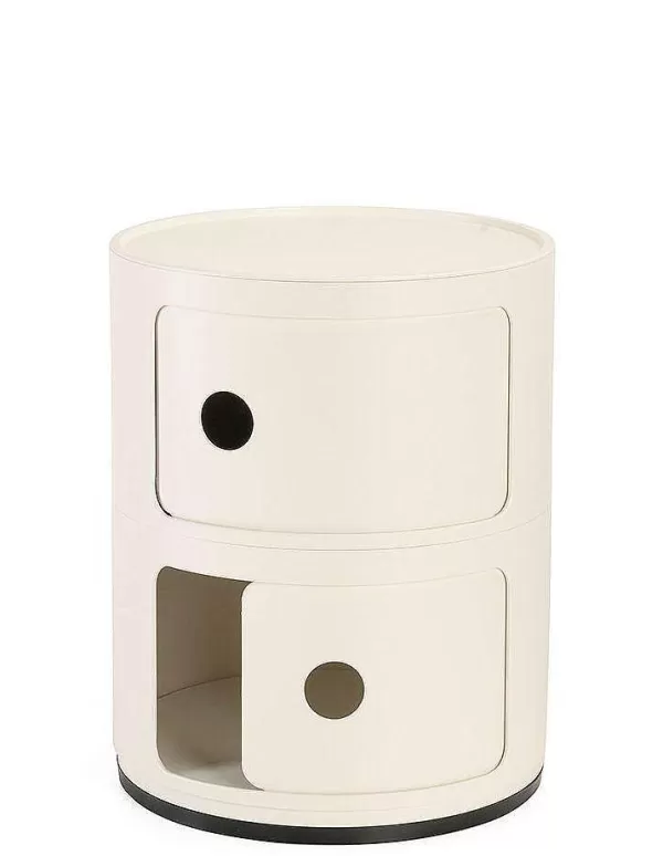 KARTELL Mobilier / Rangements^ Componibili 2 Tiroirs - Blanc Mat