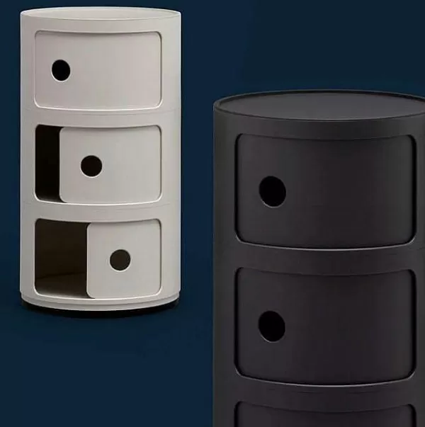 KARTELL Mobilier / Rangements^ Componibili 2 Tiroirs - Blanc Mat