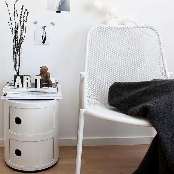 KARTELL Mobilier / Rangements^ Rangement Componibili 2 Tiroirs - Blanc
