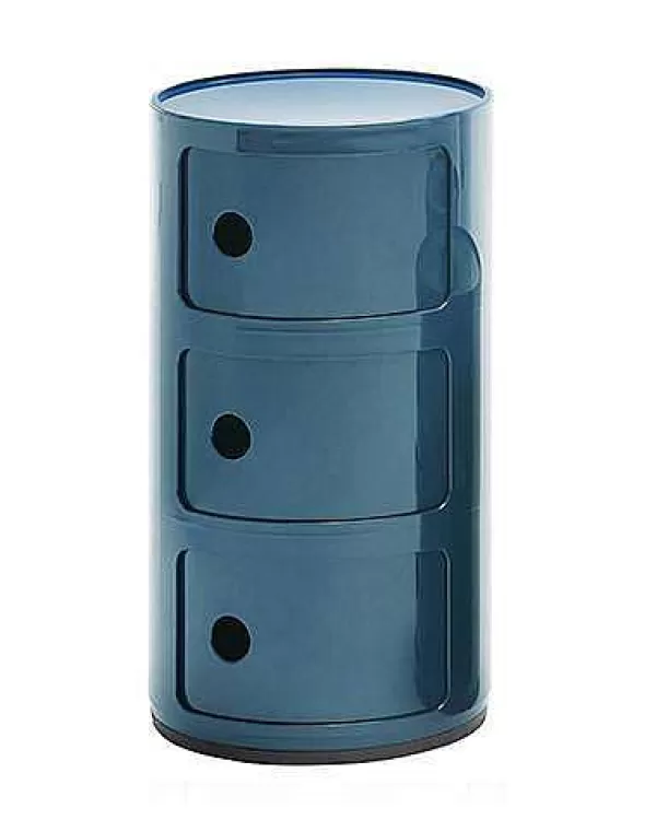 KARTELL Mobilier / Rangements^ Rangement Componibili 3 Tiroirs - Bleu