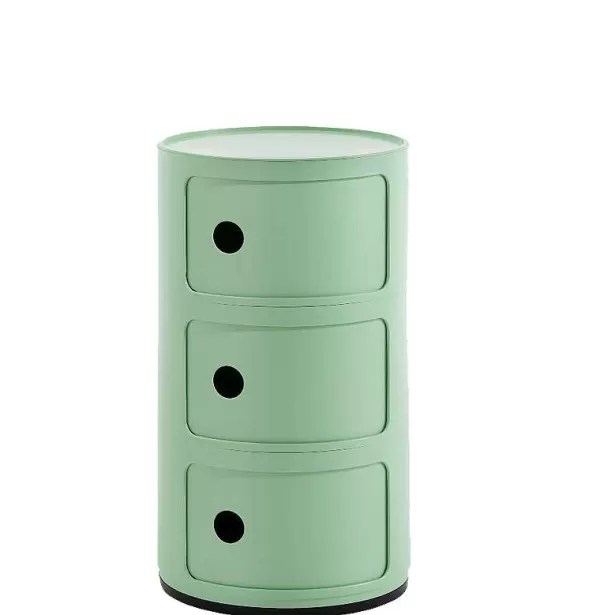 KARTELL Mobilier / Rangements^ Rangement Componibili Bio 3 Tiroirs - Vert
