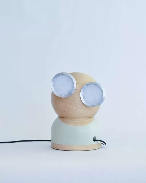 KUBBICK Luminaires^Lampe Bois Mr Watt Google