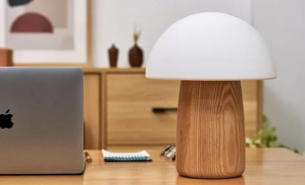 GINGKO Luminaires^Lampe Champignon Alice Blanche Large- H 32 Cm