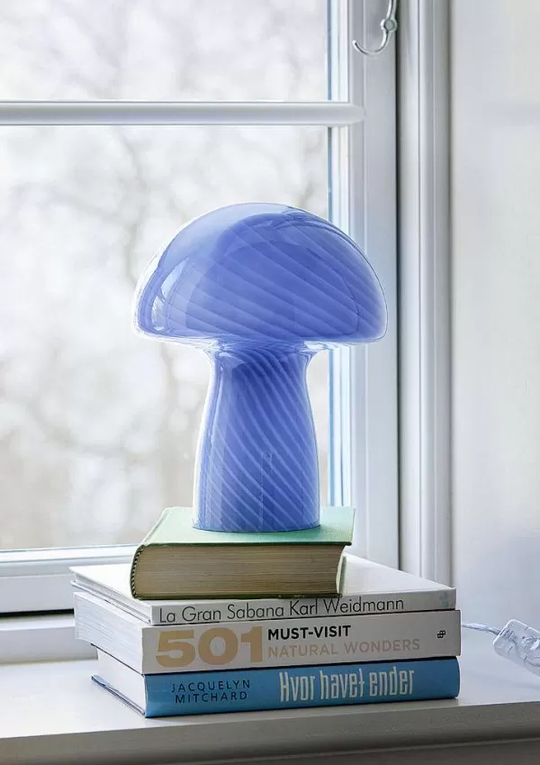 COZY LIVING Luminaires^Lampe Champignon H.23 Cm - Bleu