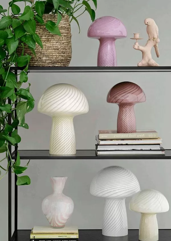 COZY LIVING Luminaires^Lampe Champignon H.32 Cm - Blanc