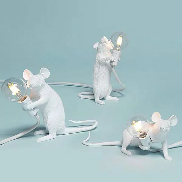 SELETTI Luminaires^Lampe De Table Souris Debout - H 14,5 Cm