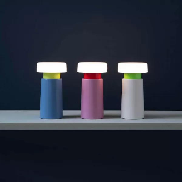 REMEMBER Luminaires^Lampe De Table Victoria H.17,5 Cm - Aqua