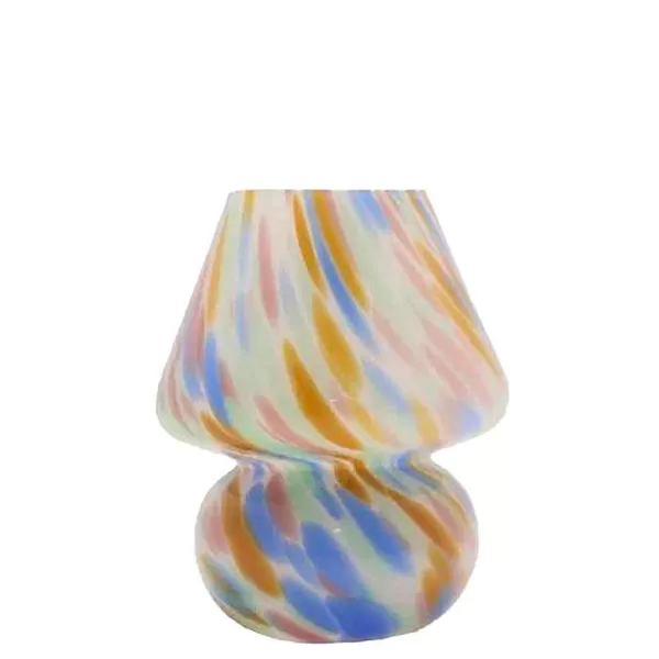 EJA Vases / Petits Objects Déco^Lampe Joyful H. 19 Cm - Bleu Rose