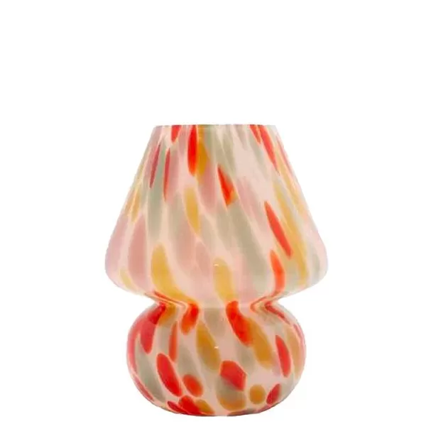 EJA Vases / Petits Objects Déco^Lampe Joyful H. 19 Cm - Rouge Jaune