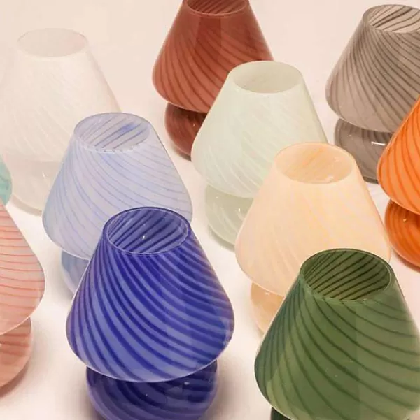 EJA Vases / Petits Objects Déco^Lampe Joyful H. 19 Cm - Rouge Jaune